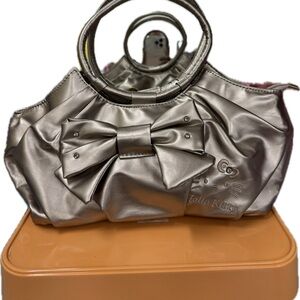 Hello Kitty Pewter Bow Shoulder Bag
